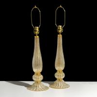 Pair of Murano Lamps, Manner of Barovier & Toso - Sold for $2,080 on 02-08-2020 (Lot 78).jpg